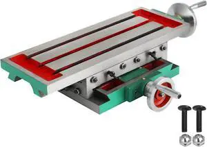 VEVOR Compound Milling Machine Work Table 2 Axis Cross Slide Bench Drill Vise Fixture
