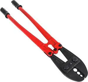 VEVOR 30'' Hand Swage Swaging Swager Crimping Tool 5/32", 1/4", 5/16" Cable Wire