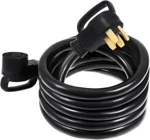 VEVOR 25 Ft 50 Amp Rv Extension Cord Power Supply Cable 6 Awg For Motorhome Camper