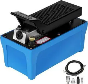 VEVOR 10000psi Air Hydraulic Foot Operated Pump With 6ft Hose Single Acting
