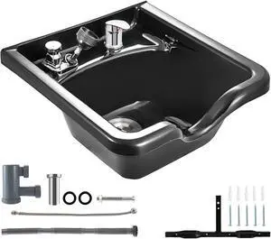 VEVOR Shampoo Bowl Salon Hair Sink Basin Beauty Barber Mounting Ability Brand Pp