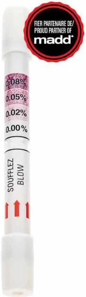 Alco Prevention 5 packs single use breathalyzer