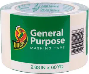 DUCK 12707 TAPE MSK GP 2.83""X60.1YD (Pack of 8) DUCK 12707 TAPE MSK GP 2.83""X60.1YD (Pack of 8)