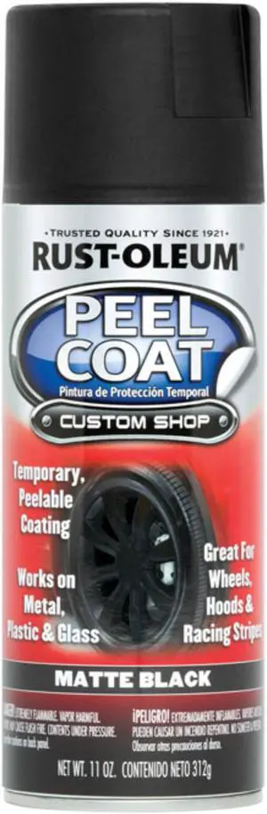 RUSTOLEUM 1805431 SPRY PNT PEEL CT MAT BLK (Pack of 6)