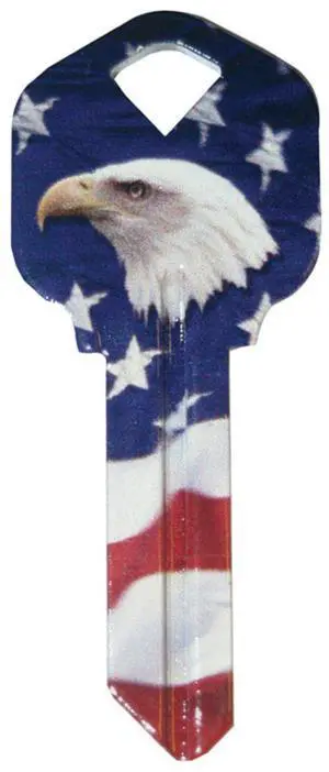 HILLMAN 5005172 BLANK KEY 66/KW1 EAGLE (Pack of 6)