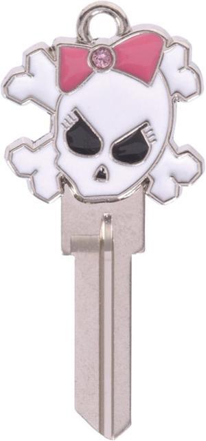 HILLMAN 5931704 3D-66-KW1-GIRLY SKULL (Pack of 4)
