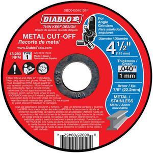 DIABLO 2799393 METAL CUTOFF DSC 4.5" TK