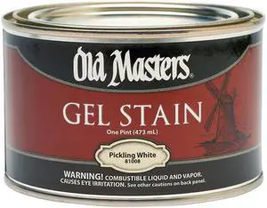 OLD MASTERS 1625979 GEL STAIN PICKLNG WHT PT
