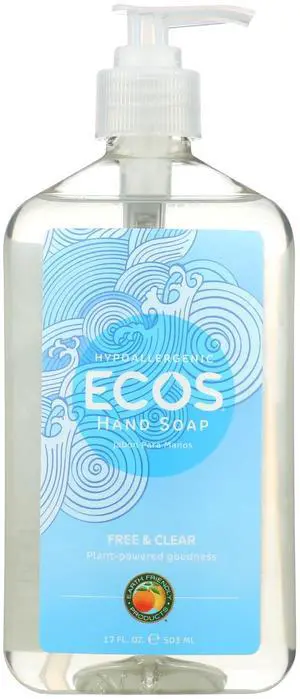 ECOS Hand Soap - Free And Clear - Case of 6 - 17 fl oz. ECOS Hand Soap - Free And Clear - Case of 6 - 17 fl oz.
