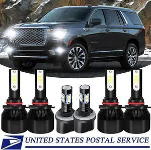 Combo 9005+9006+880 LED Headlight Fog bulbs White For GMC Yukon Denali 2001-2006