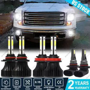 Fog Bulb for 2009-2017 Dodge Ram 1500 2500 3500 4500 6x LED Headlight Hi/Lo beam