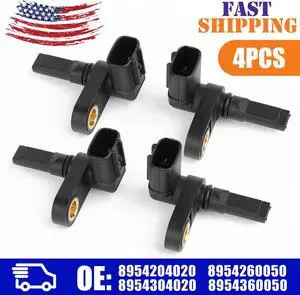 4X ABS Wheel Speed Sensor Front  Rear - Right  Left For Toyota 4Runner Tacoma