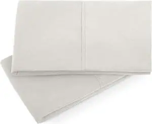 Brushed Microfiber Queen Driftwood Pillowcase Set of 2