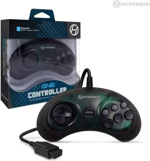 Hyperkin M07016-SB "GN6" Premium Controller For Genesis® (Space Black)