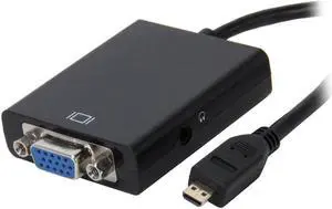 HMMICRO-VGA005 Micro HDMI Male to VGA Female Adapter/Converter with Audio