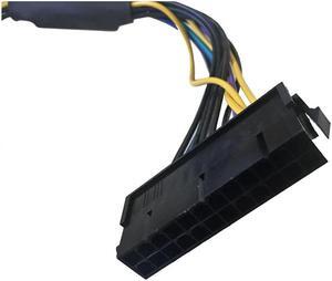 AYA 11-inch 24-Pin to 18-Pin ATX Power Supply Adapter for HP Z420/Z620 Workstations AYA-24PF-18PM-HP