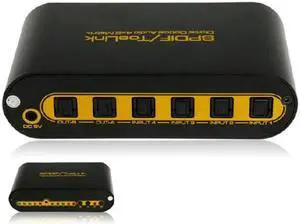 4x2 4 In 2 Out HDMI SPDIF IR Remote Matrix Switch Splitter Supports DTS-HD Dolby(AIS ADMX0402M1)