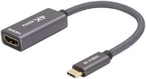 USBC Male to USB31 Gen2 Female Adapter Cable TypeC OTG Cable Speed Up to 10Gbps Black