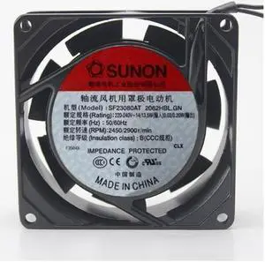 New SUNON SF23080AT 2082HBL.GN220V 0.07A cooling fan