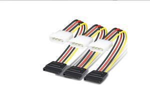 SATA to Molex, 3 Pack 4 Pin Molex to SATA Power Cable - 10 Inches
