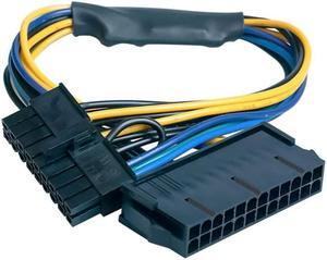 PSU ATX 24Pin to 18Pin Adapter Converter Power Cable Cord for HP Z420 Z620 Desktop Workstation Motherboard 18AWG 30CM