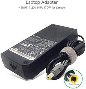 Laptop Adapter 20V 8.5A 170W 7.9 X 5.5mm 0A36227 0A36228 0A36229 0A36231 0A36232 0A36233 0A36235 0A36236 45N0111 45N0112 45N0113 45N0115 Compatible with Lenovo ThinkPad W520 W530 AC Charger