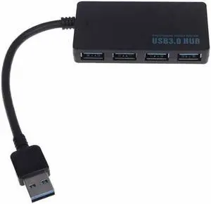 USB 3.0 4-Port USB Hub Splitter Adapter for Laptop Computer PC Super Speed USB Hub