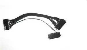 ModMyMods 24-Pin Dual Power Supply Adapter Cable - 30cm - Black (MOD-0210)