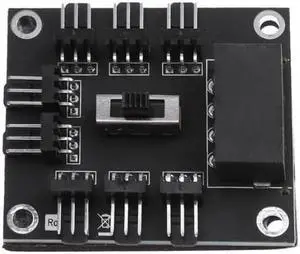New 4Pin to 8 Way DC 12V 3Pin Cooling Fan Splitter Power Hub Speed Controller PC Computer Power Connector Socket Adapter