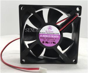 SP802524HL-03, C1 DC 24V 0.25A 2-wire 2-Pin connector 100mm 80x80x25mm Server Square Cooling fan