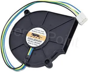 for BB7515BU B127515BU For COOLSERVER DC 12V 0.80A 4-Wire Server Blower Cooling Fan