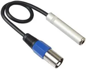 1/4 to XLR Cable,Balanced 1/4inch Female to XLR Male Stereo Audio Adapter,Quarter Inch TS/TRS to XLR Male Connector