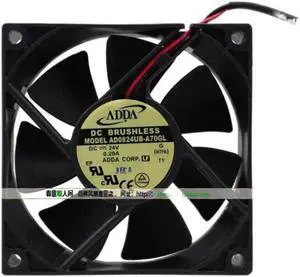 ADDA AD0824UB-A70GL 8025 DC24v 80 * 80 * 25mm Cooling Fan Radiator Fan ADDA AD0824UB-A70GL 8025 DC24v 80 * 80 * 25mm Cooling Fan Radiator Fan