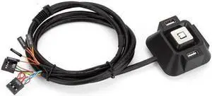 USB Gadgets Desktop Computer Switch pc Case USB Power Support On Off Reset USB Button Switch Extender Cable Home Internet Cafe
