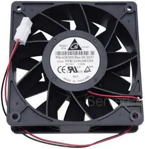 Well Tested Cooler PFB1224UHEC8X 12038 24V 2.40A 2 Wires Large Air Volume Inverter Cooling Fan
