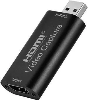 Game Capture Card, High Definition 1080p Reliable Portable Video Converter for Game Streaming Live Broadcasts Video Recording