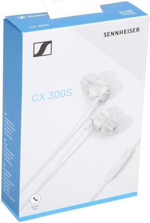 CX 300S In-Ear Headphone with One-Button Smart Remote (White)