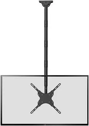 TV Ceiling Mount Adjustable Bracket Fits Most LED LCD OLED and Plasma Flat Screen Display 26 to 65 Inch up to 110 Lbs Height Extension up to 58 Inch VESA up to 400x400mm CM2665XL Black by