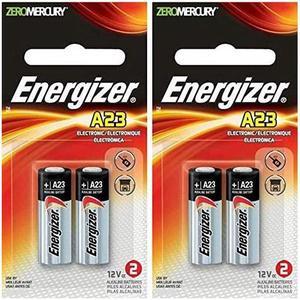 Zero Mercury Alkaline Batteries A23 2 ea 2 pack