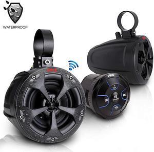 2Way Dual Bluetooth OffRoad Speakers 4 Inch 800W Marine Waterproof Wakeboard Speakers Full Range Outdoor for ATV Snow Mobile UTV Quad Jeep Boat  PLUTV46BTA