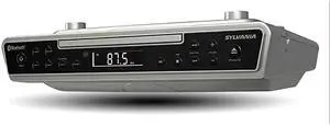 SKCR2713 Under Counter CD Player with Radio and Bluetooth Silver