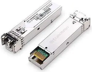 2Pack 1000BASESX SFP to LC Multi Mode 1G Fiber Transceiver Modular for Cisco Ubiquiti TPLink Huawei Mikrotik Netgear and Supermicro Equipment