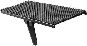 Easy TV and Monitor Top Shelf Mounting Bracket with 12 inch Wide Padded Platform and Rotary Clamp Holds Speakers Streaming Devices Game Consoles Home Decor and More MountSFTV1