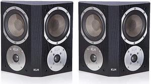 Beacon Surround Speakers Pair Black Oak