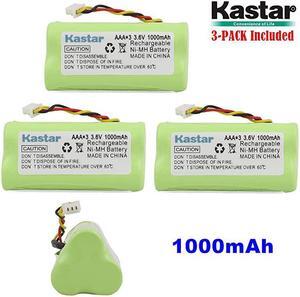 3Pack AAA 36V 1000mAh NiMH Rechargeable Battery Replacement for ZebraMotorola Symbol 826770501 Symbol LS4278 LS4278M BTRYLS42RAAOE01 DS6878 Cordless Bluetooth Laser Barcode Scanner