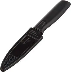 Mercer Culinary Non-Stick Paring Knife with ABS Sheath, 4 Inch, Black, 1 Pack Mercer Culinary Non-Stick Paring Knife with ABS Sheath, 4 Inch, Black, 1 Pack