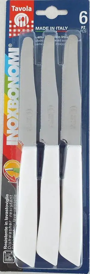 Italian Knives 6 Pack (White) Italian Knives 6 Pack (White)