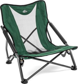 Cascade Mountain Tech Folding Camp Chair for Camping, Beach, Picnic, Barbqeues, Sporting Events with Carry Bag