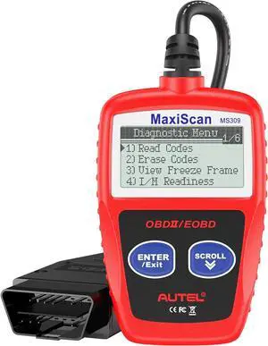 Autel OBD2 Scanner Newest MS309 Automotive Check Engine Code Reader, Check Emission Monitor Status, CAN Diagnostic Scan Tool for All OBDII Protocol Vehicles After 1996