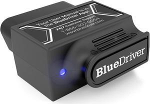 BlueDriver Bluetooth Pro OBD2 Car Scan Tool and Code Reader - Check Engine Light Vehicle Scanner for iPhone & Android